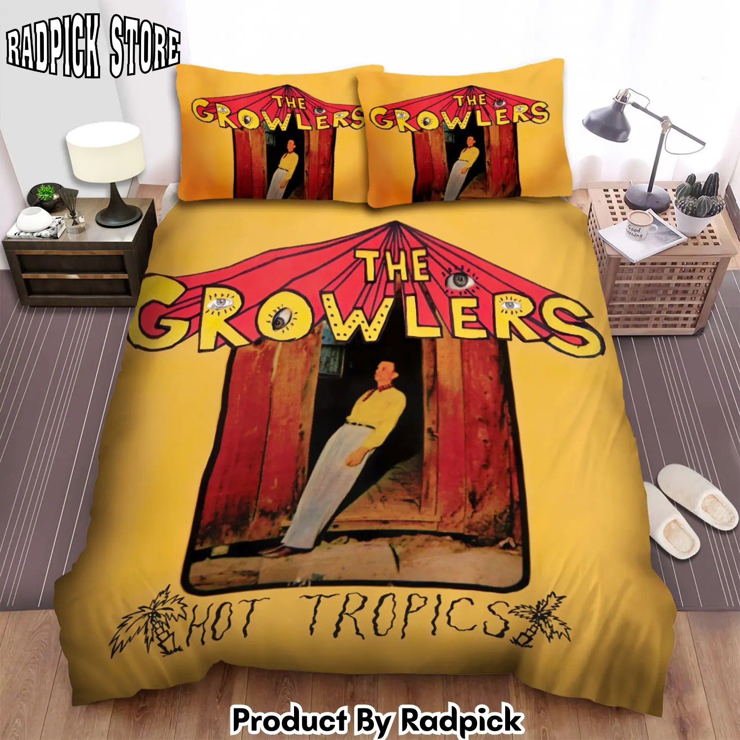 Radpick the growlers music hot tropics bed sheets spread comforter duvet cover bedding sets rp3271234